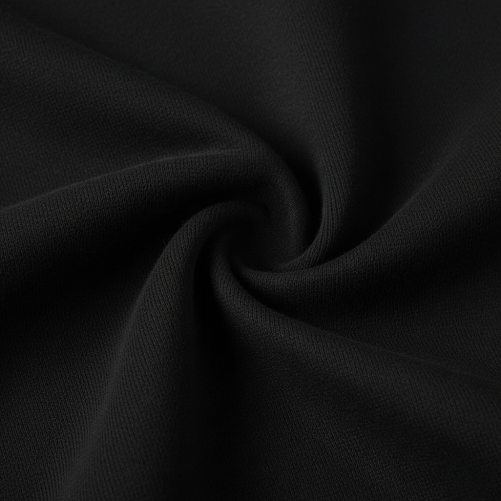 Oversized Black Graphic Hoodie
