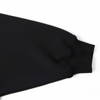 Oversized Black Graphic Hoodie