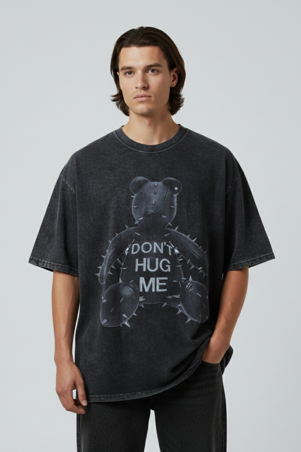Black Y2K Oversized T-Shirt