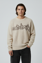 Oversized Y2K Knit Sweater