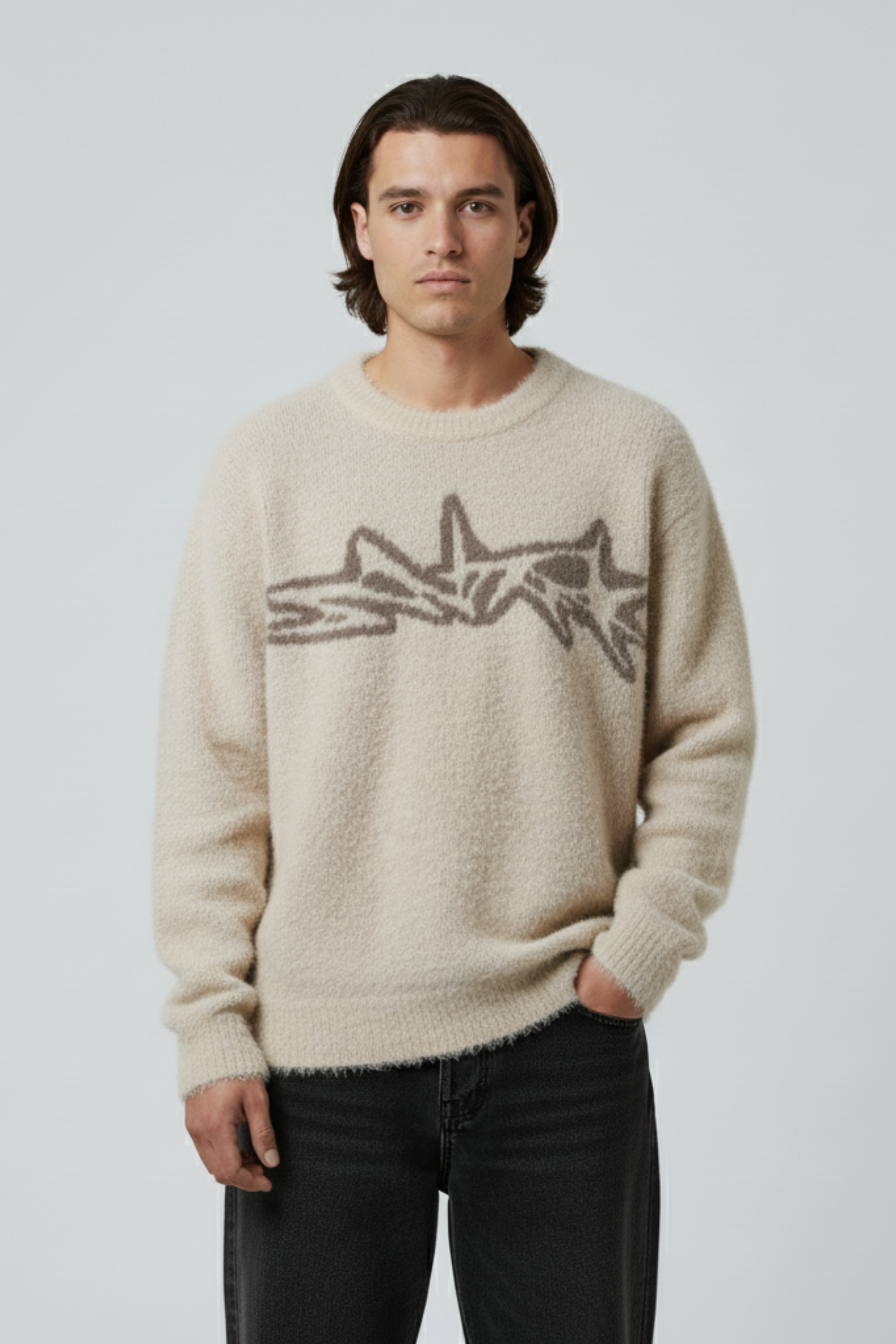 Oversized Y2K Knit Sweater