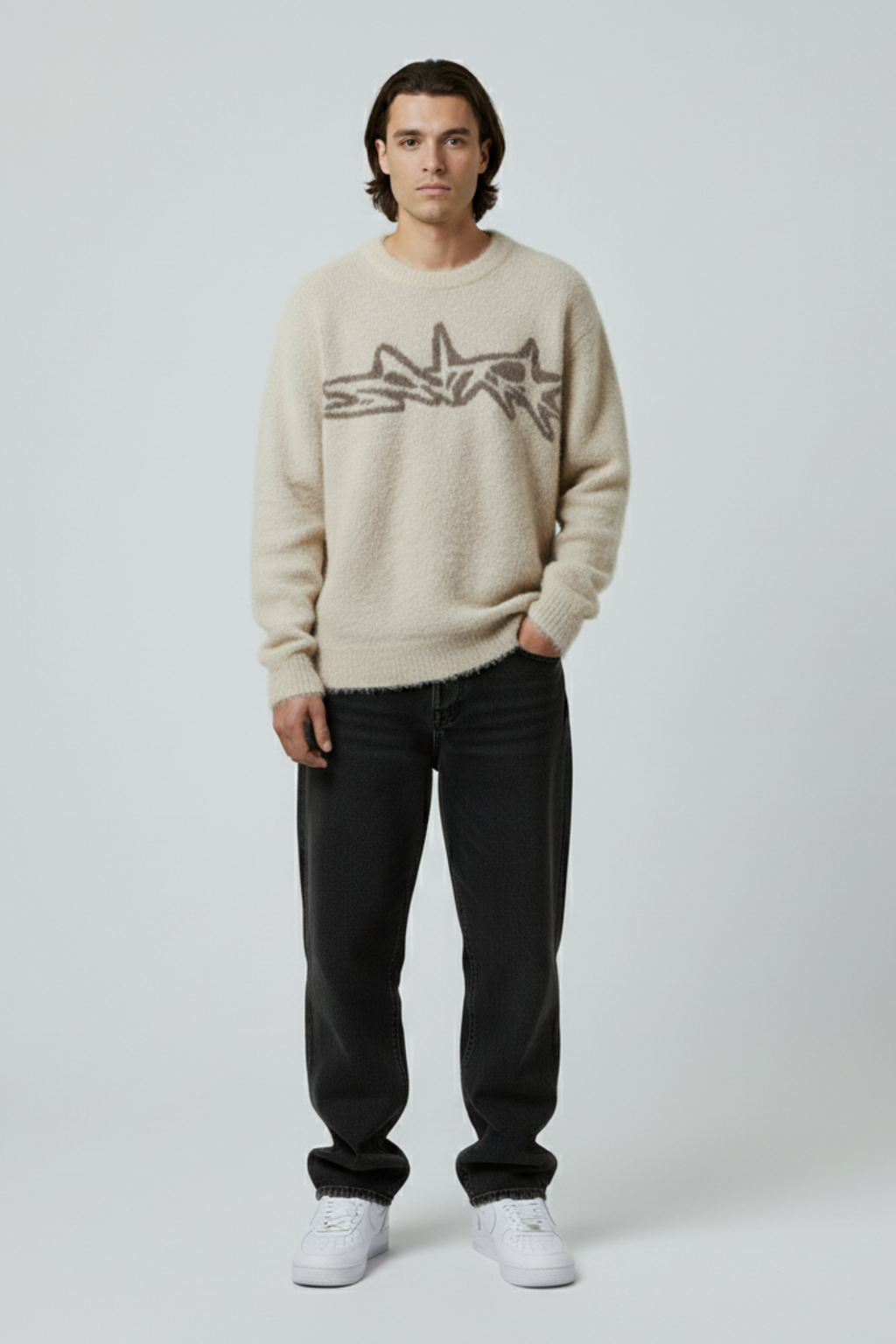 Oversized Y2K Knit Sweater