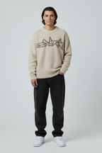Oversized Y2K Knit Sweater