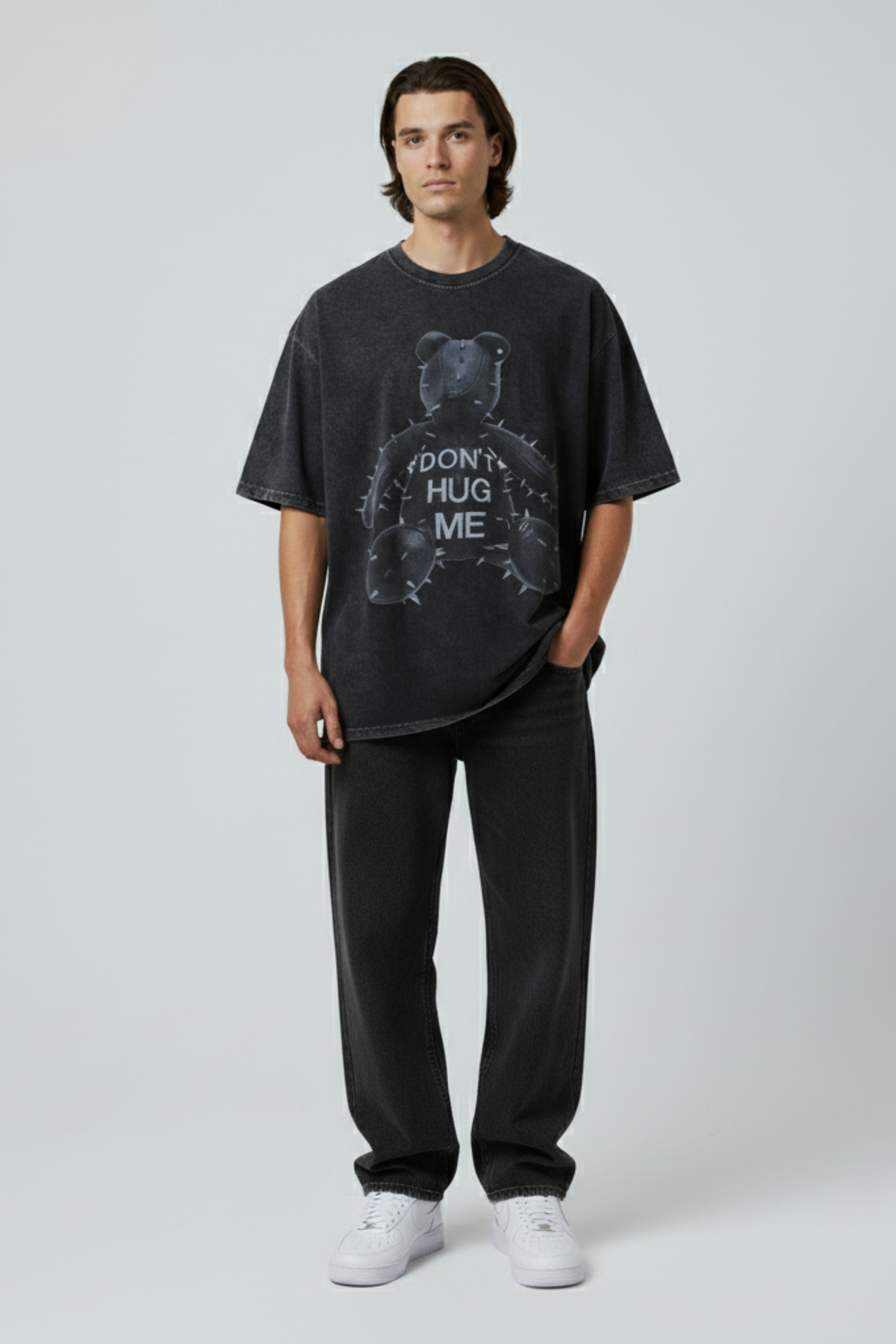Black Y2K Oversized T-Shirt