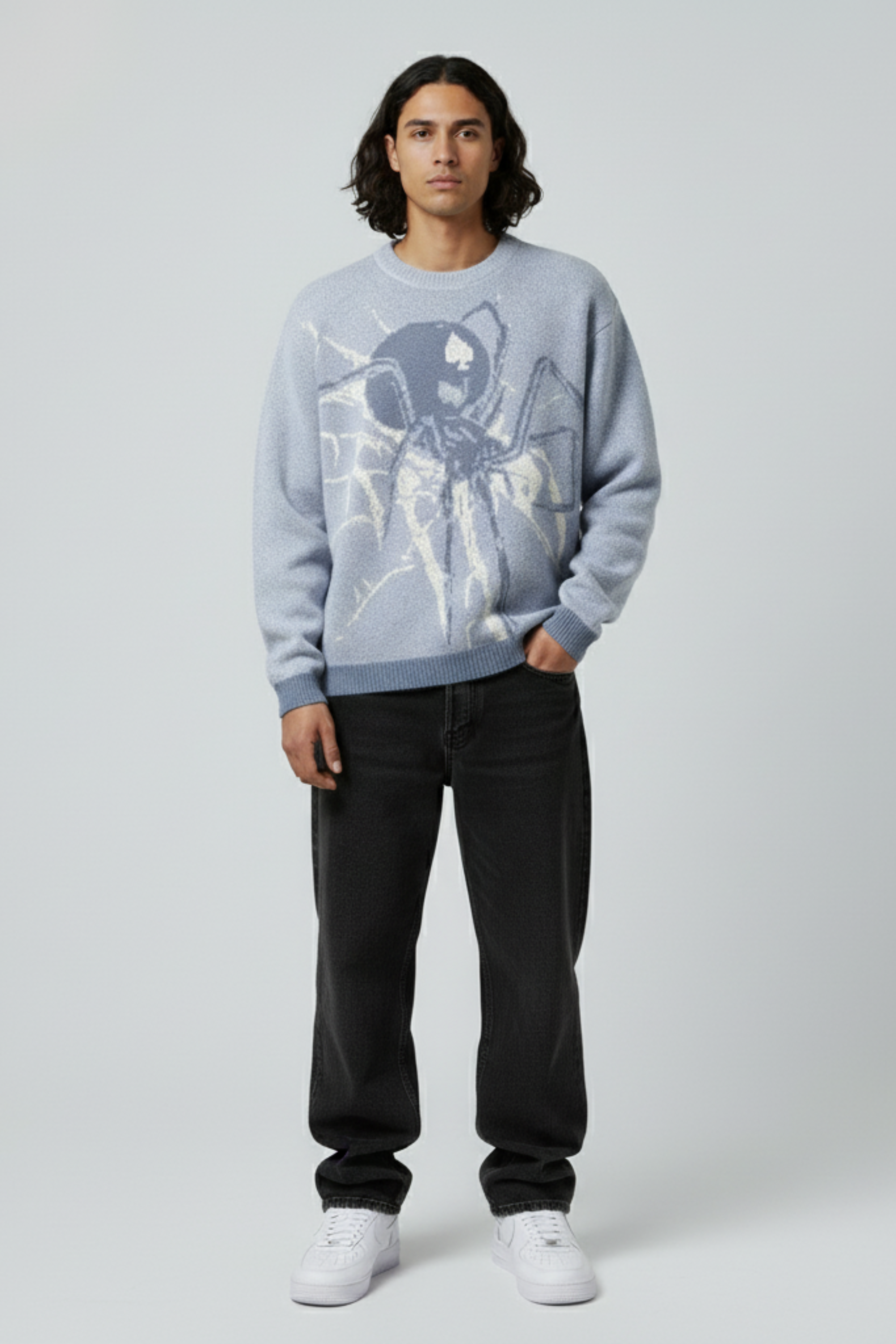 Oversized Spider Sweater – Y2K Knit