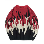 Knitted Flame Sweater