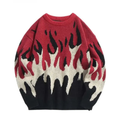 Knitted Flame Sweater