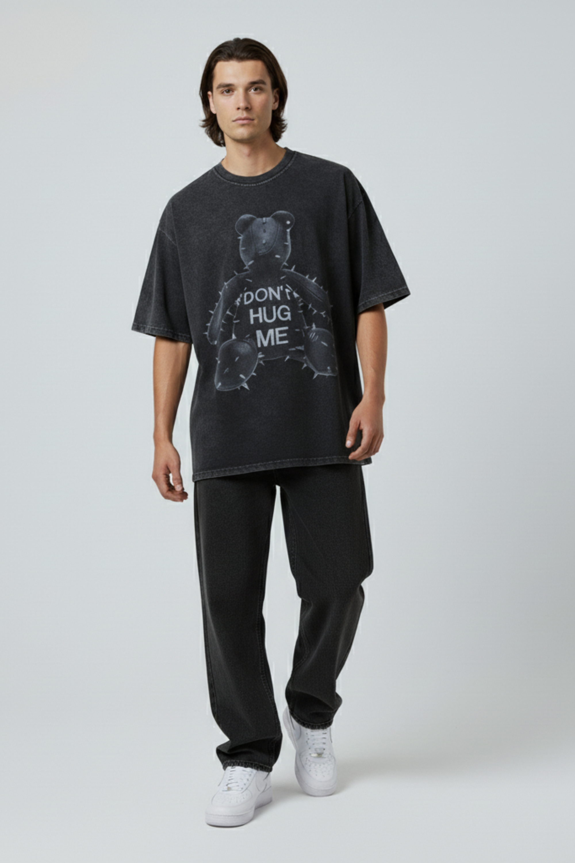 Black Y2K Oversized T-Shirt