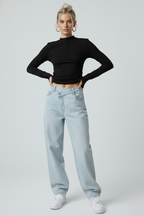 Y2K Turtleneck Long Sleeve Shirt