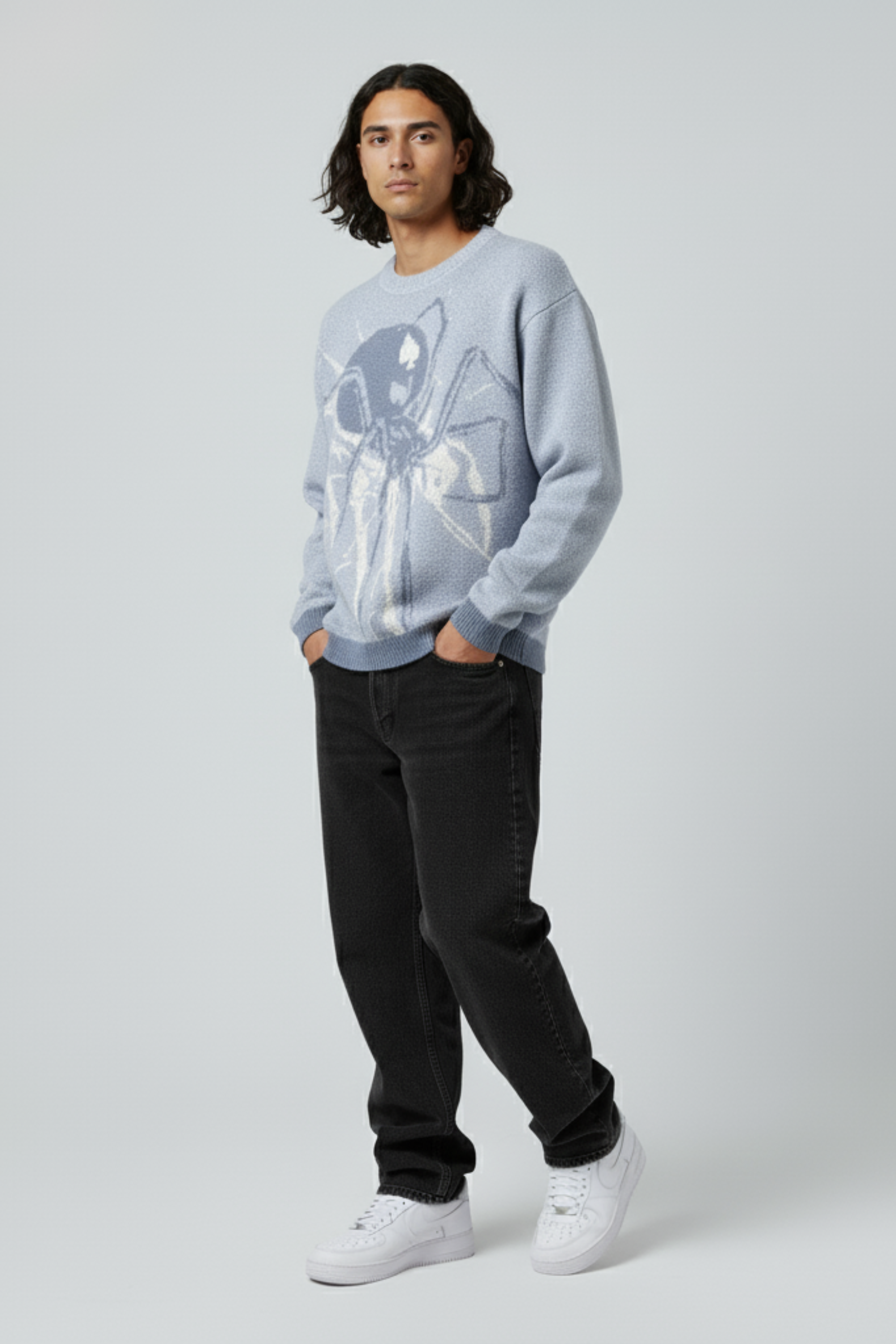 Oversized Spider Sweater – Y2K Knit