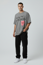 Heart Graphic Oversized T-Shirt