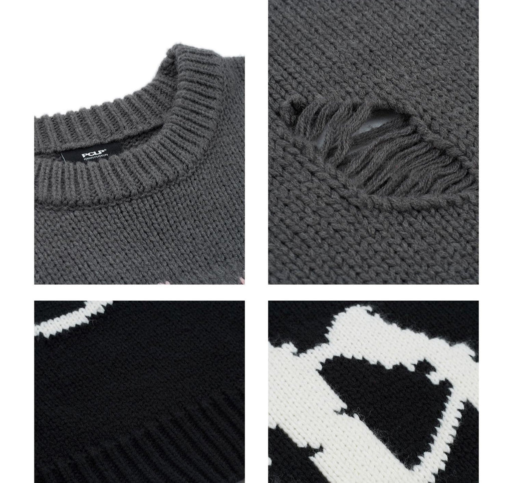 PCLP Mosaic P Knit Sweater