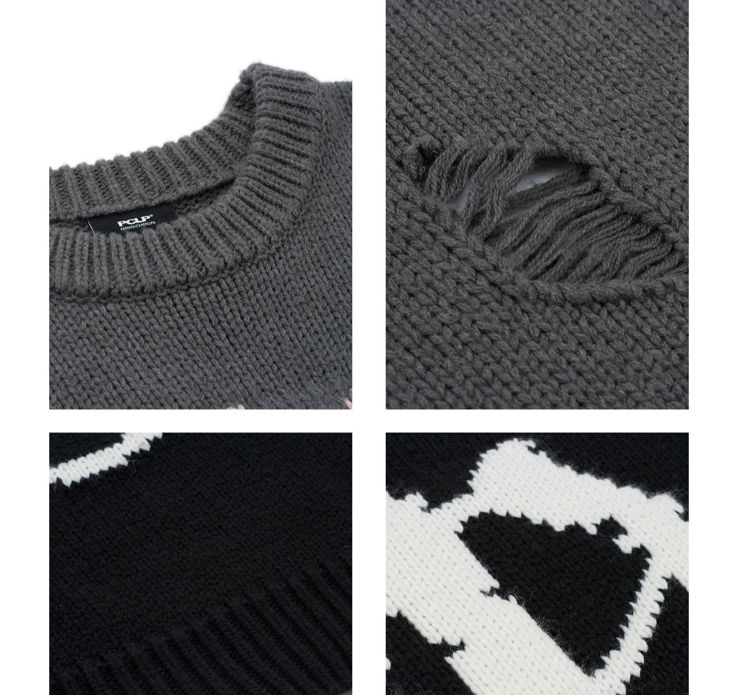 PCLP Mosaic P Knit Sweater