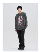 PCLP Mosaic P Knit Sweater