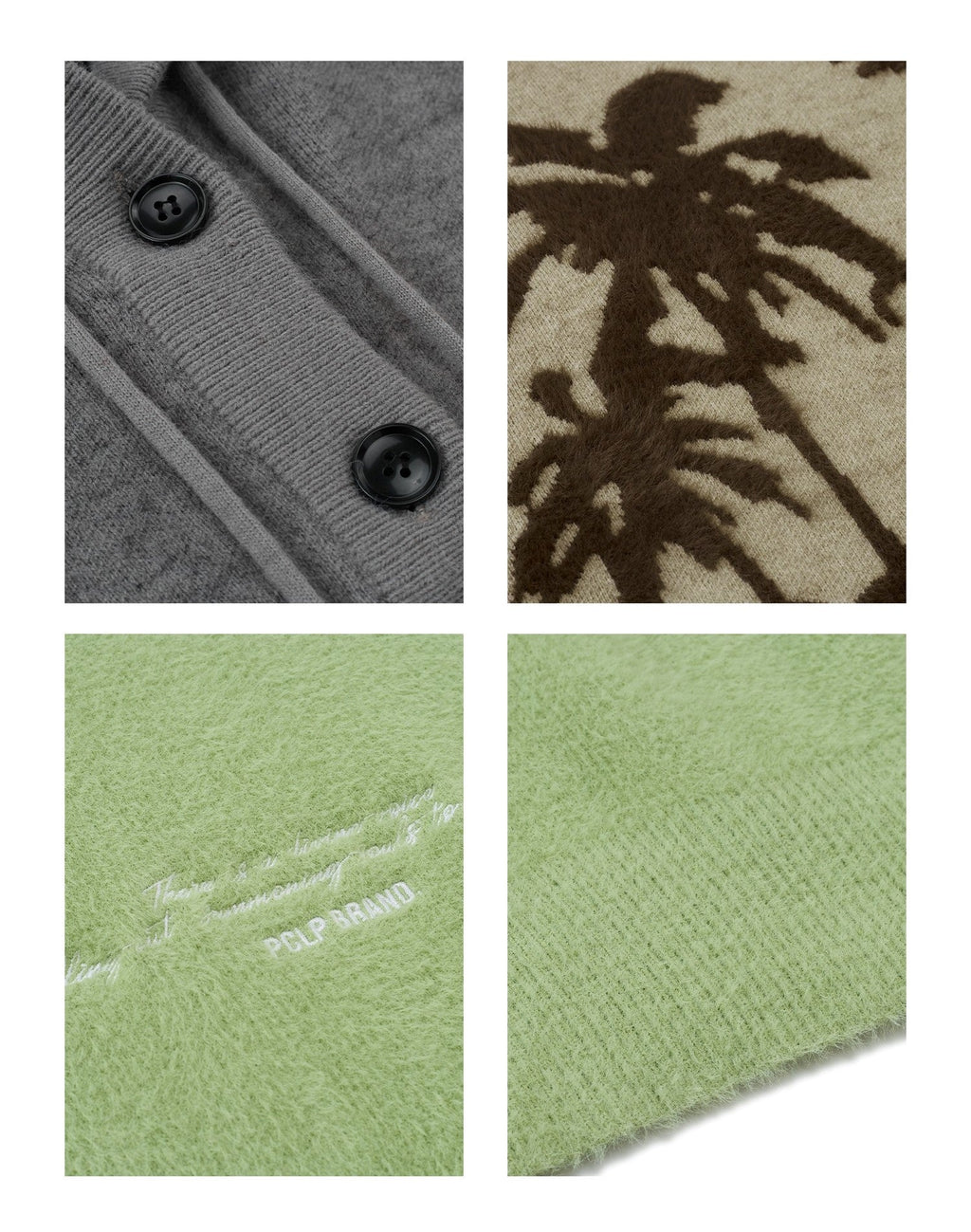 PCLP "King Palm" Knit Hoodie