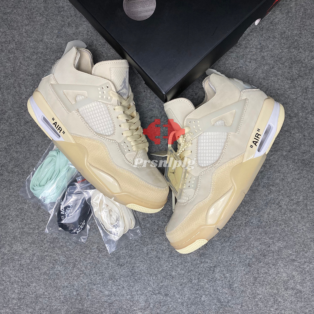 Off-White x Wmns Air Jordan 4 Retro SP 'Sail'