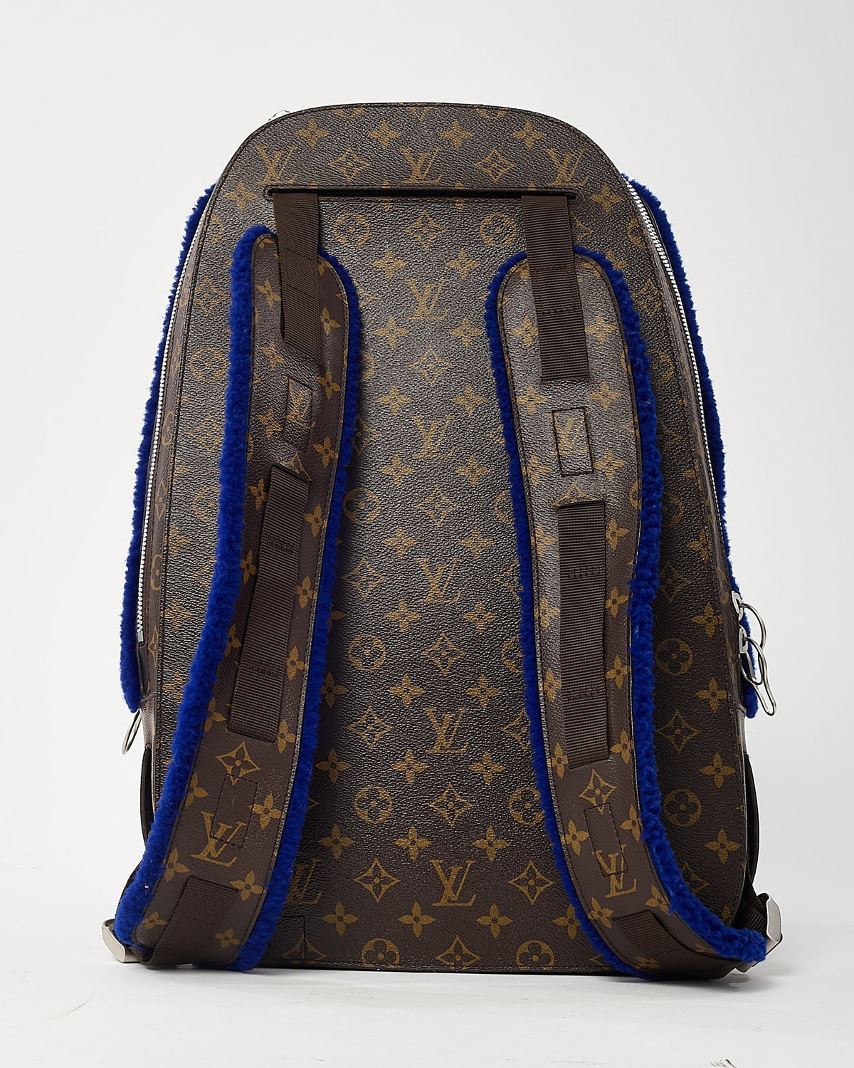 Louis Vuitton Limited Edition Monogram Blue Fleece Pack Marc Newson Backpack