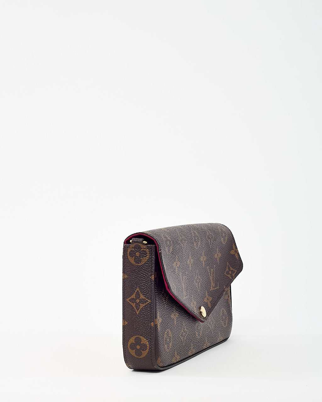 Louis Vuitton Monogram Coated Canvas Felicie Pochette Crossbody Bag