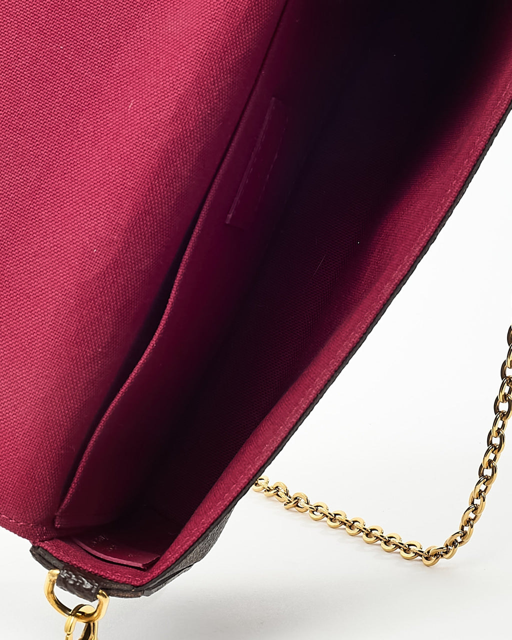 Louis Vuitton Monogram Coated Canvas Felicie Pochette Crossbody Bag