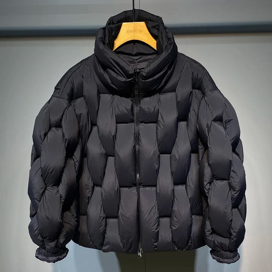 HJK Exclusive Interwoven Quilted Puffer Jacket