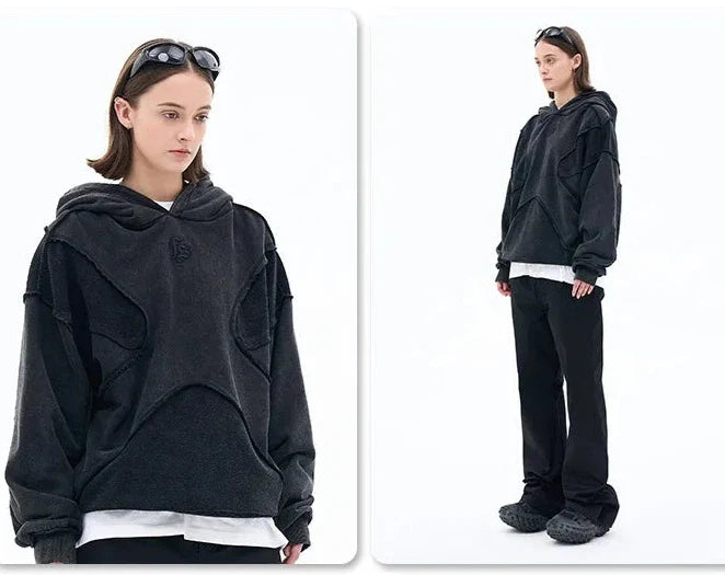 Vintage Washed Deconstructed Forgiveness Hoodie