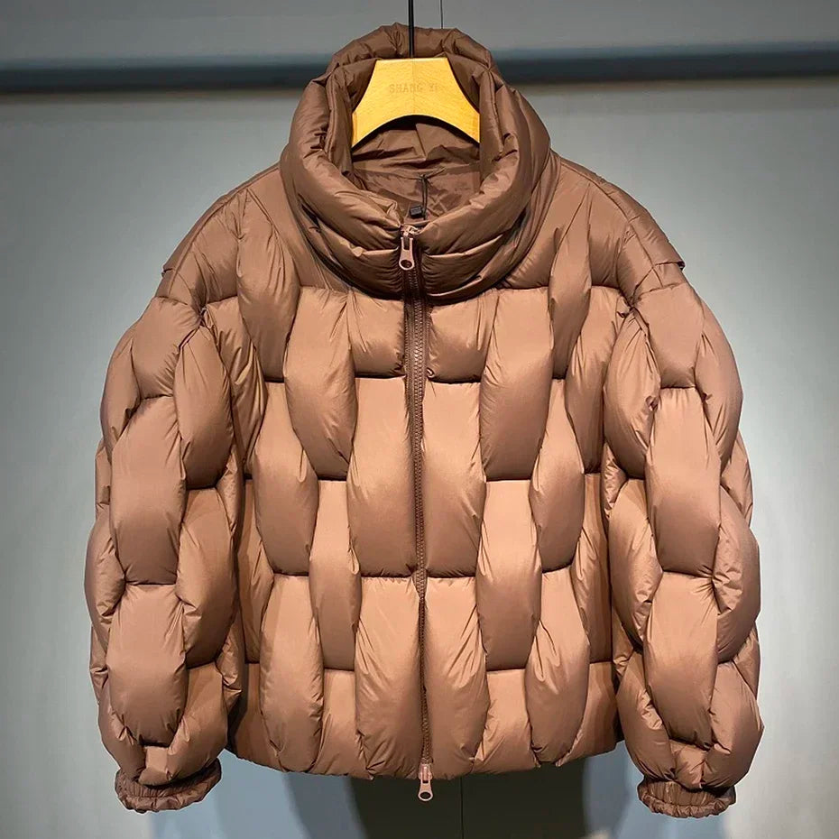 HJK Exclusive Interwoven Quilted Puffer Jacket