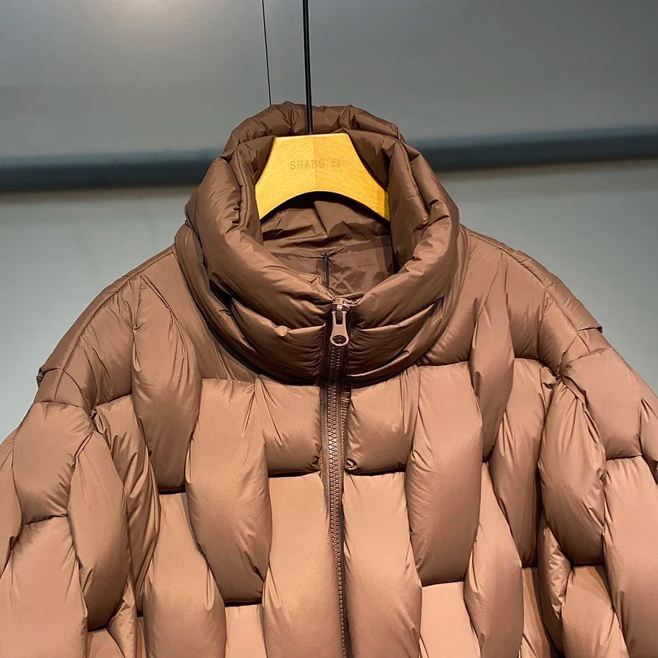 HJK Exclusive Interwoven Quilted Puffer Jacket