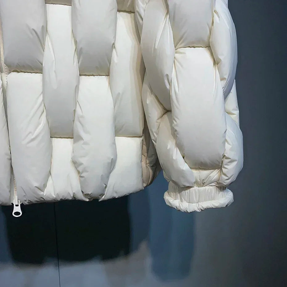 HJK Exclusive Interwoven Quilted Puffer Jacket