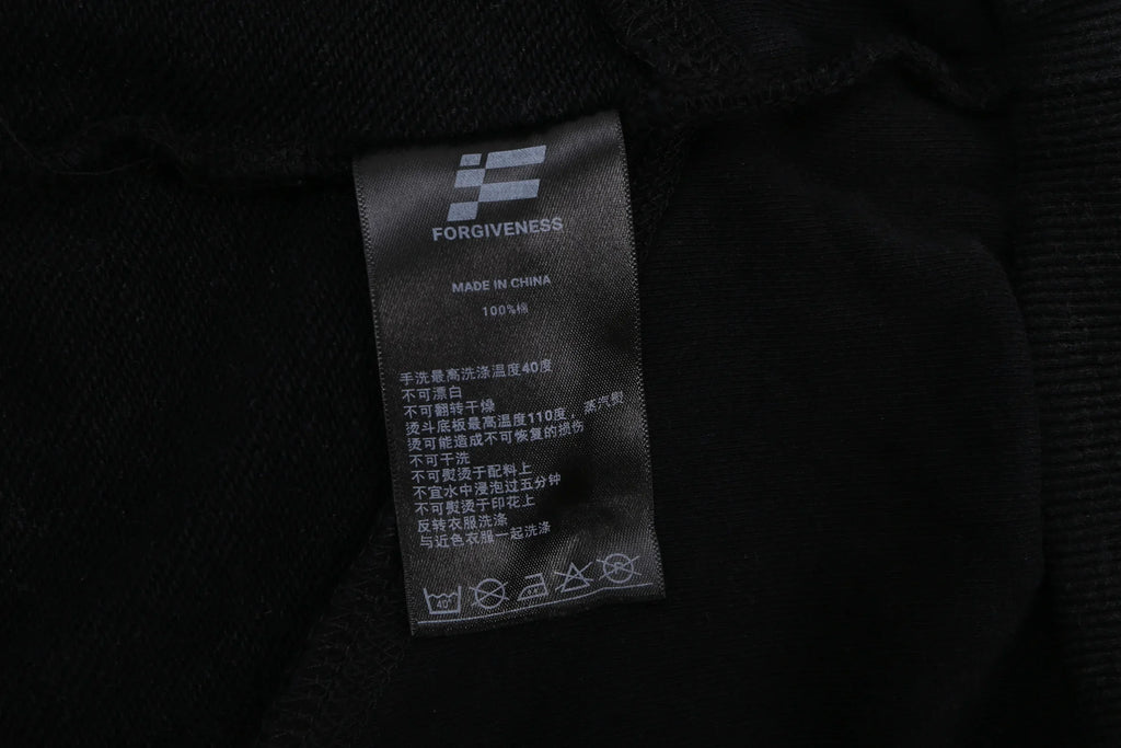 Vintage Washed Deconstructed Forgiveness Hoodie