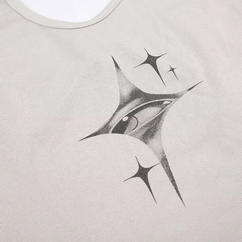 Y2K Devil Eyes Tank Top