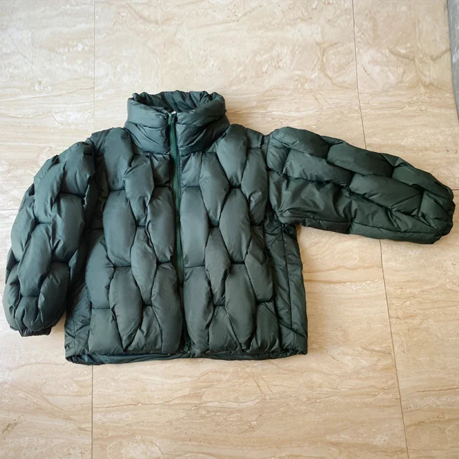 HJK Exclusive Interwoven Quilted Puffer Jacket