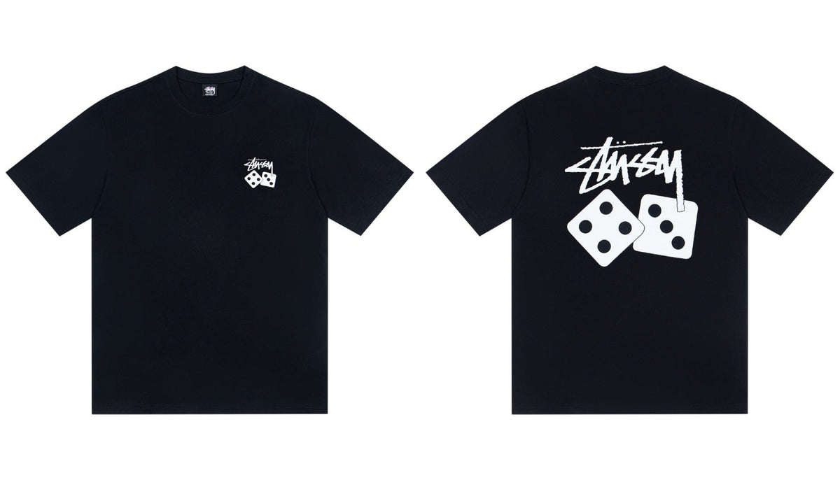 STUSSY Dice Logo Graphic T-Shirt