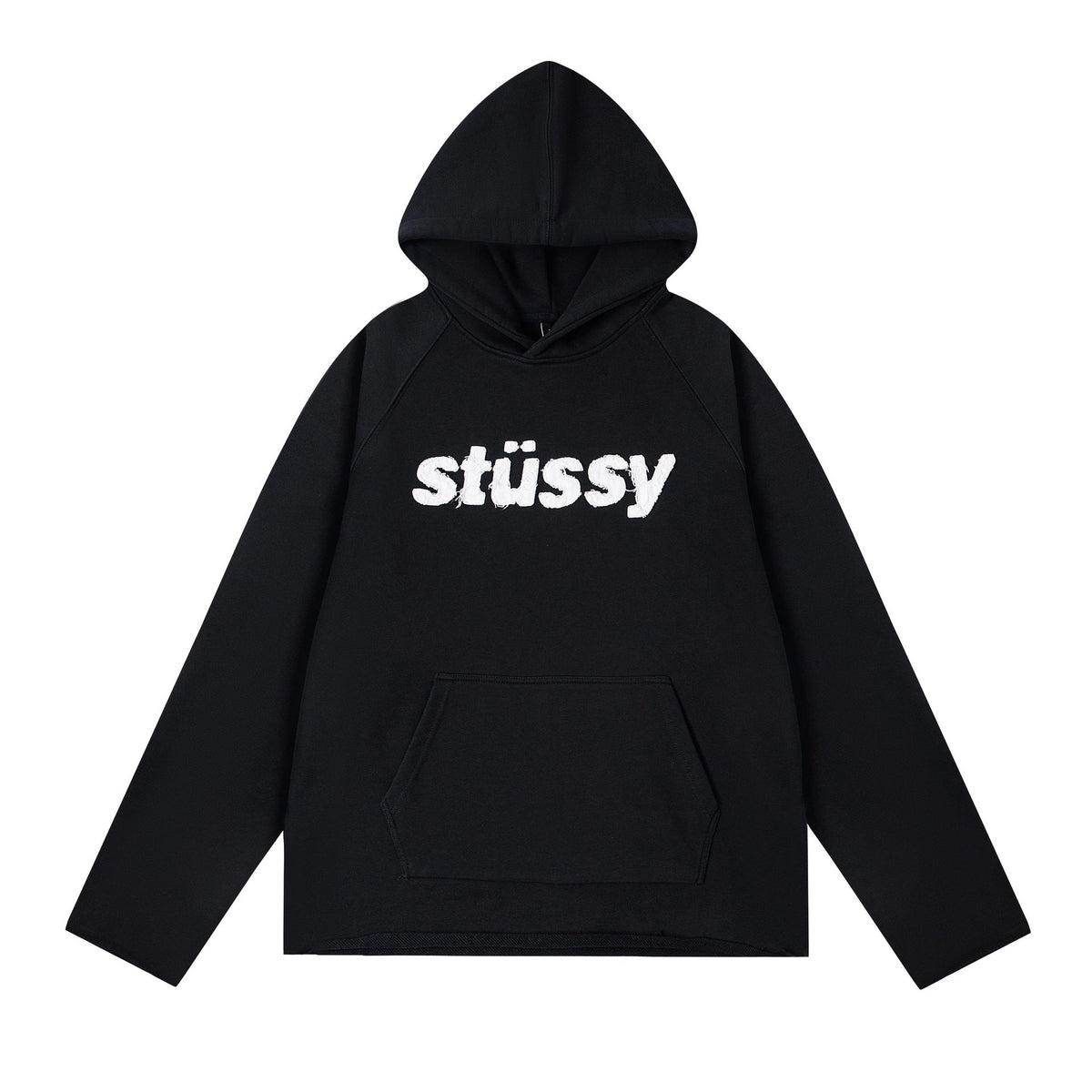 STUSSY Basic Logo Hoodie – Black
