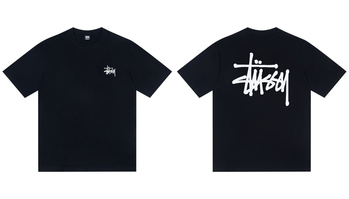 STUSSY Big Logo Black T-Shirt