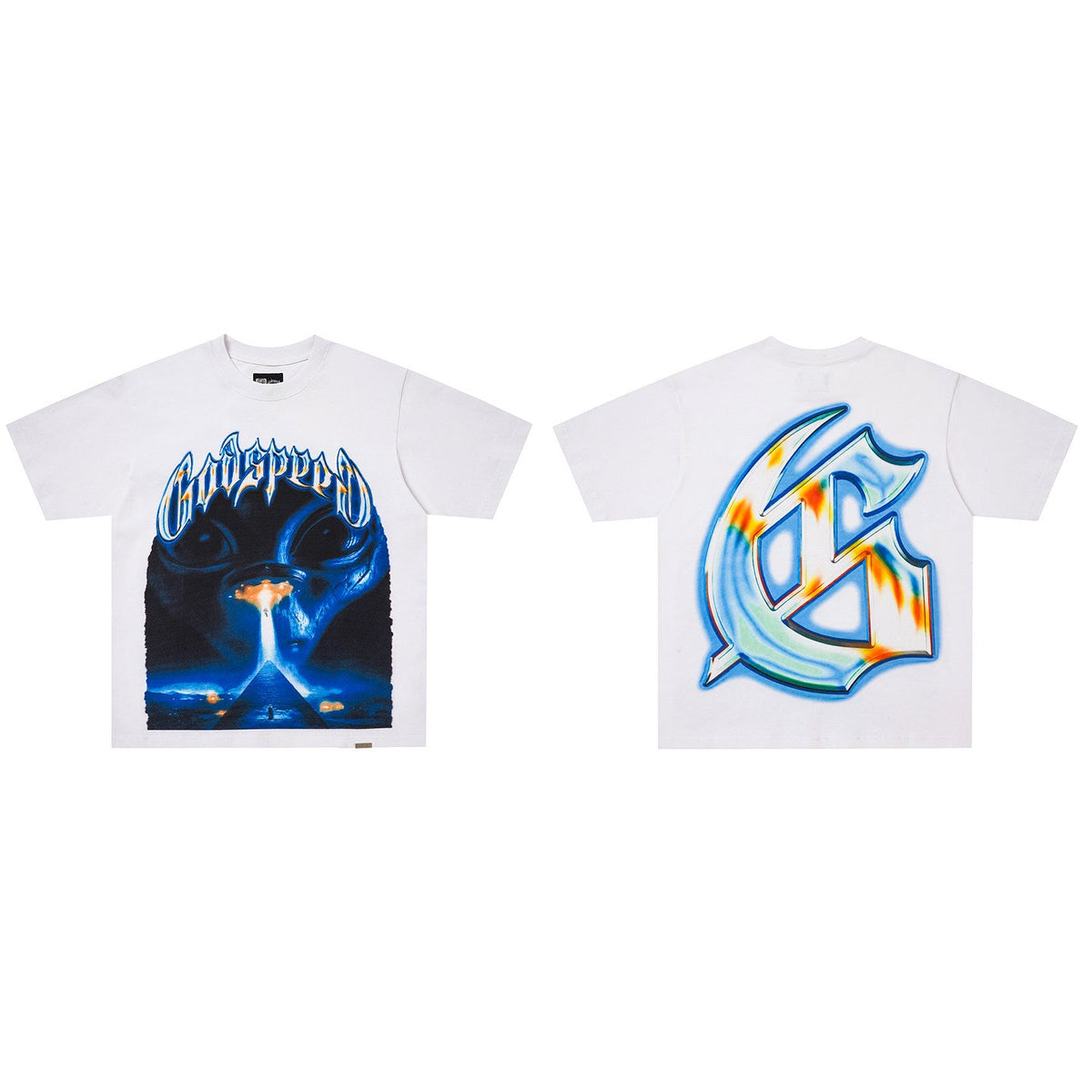 GodSpeed Cosmic Alien Graphic T-Shirt