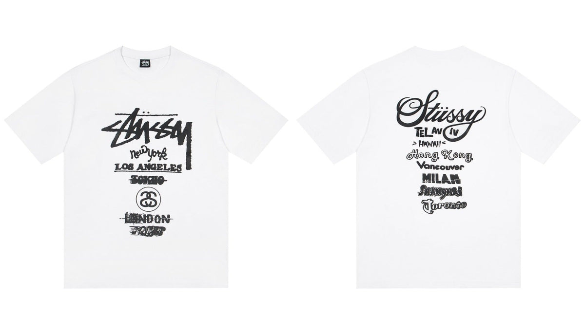 STUSSY World Tour Graphic T-Shirt