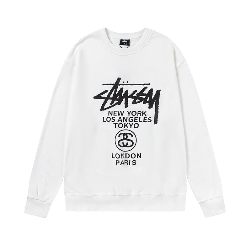STUSSY Global Cities Logo Crewneck