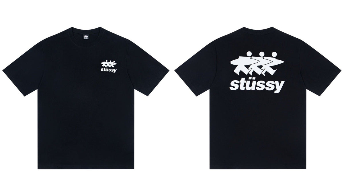 STUSSY Stock Link T-Shirt – Black