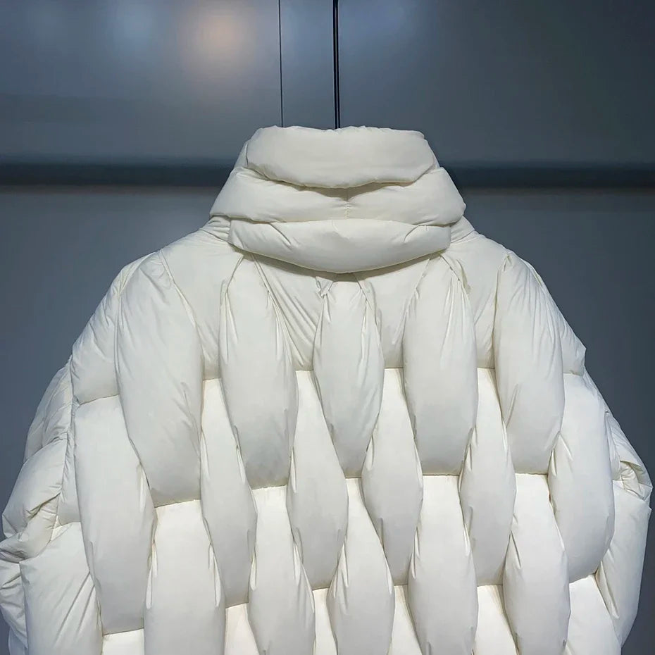 HJK Exclusive Interwoven Quilted Puffer Jacket