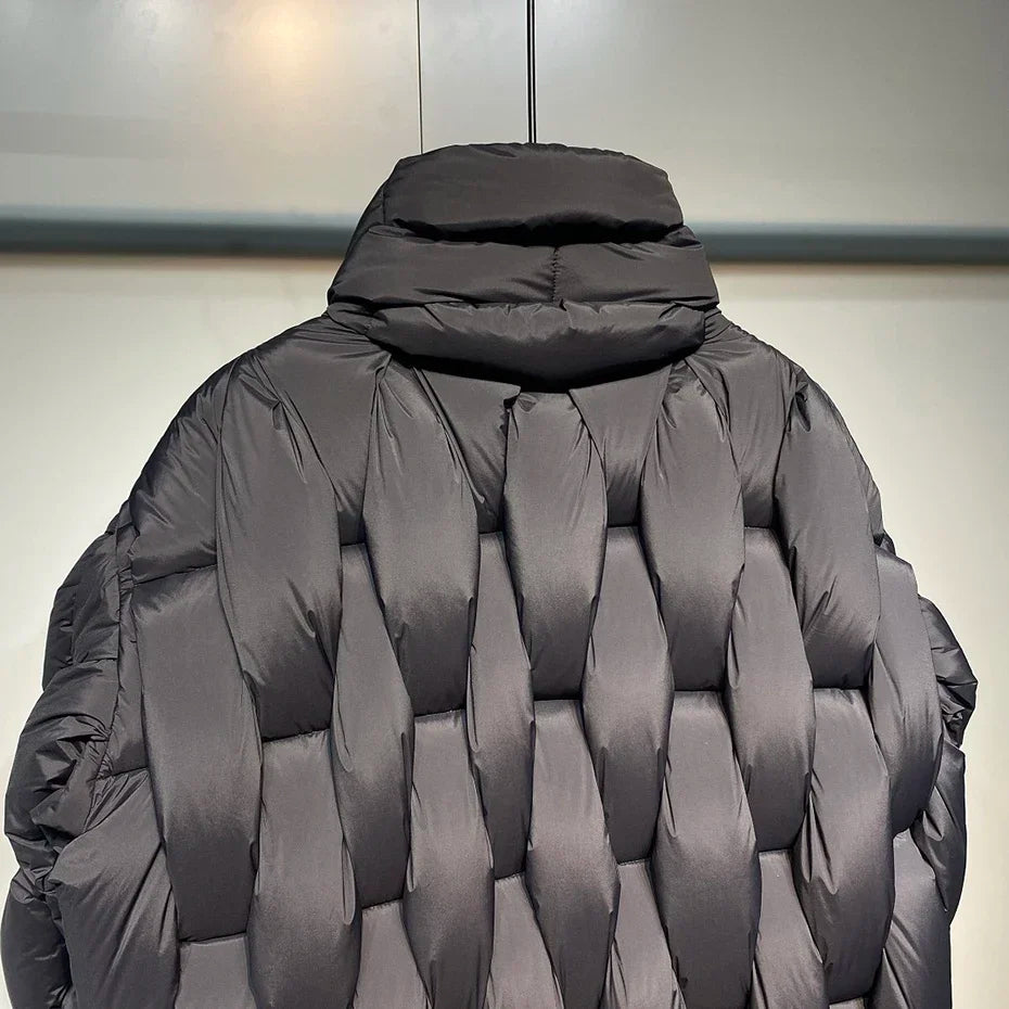 HJK Exclusive Interwoven Quilted Puffer Jacket