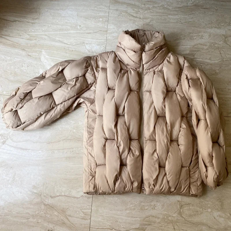 HJK Exclusive Interwoven Quilted Puffer Jacket