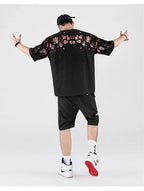 Sakura Flowers Embroidered Tee