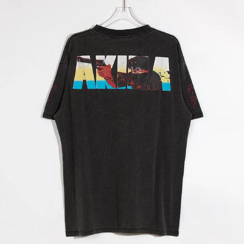Vintage Washed "Kaneda" Oversized Tee
