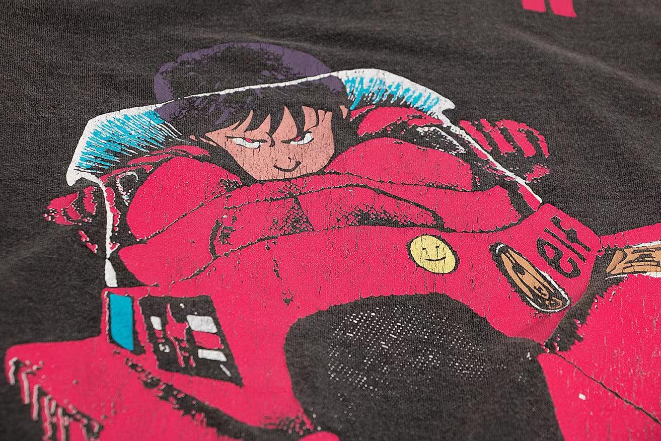 Vintage Washed "Kaneda" Oversized Tee