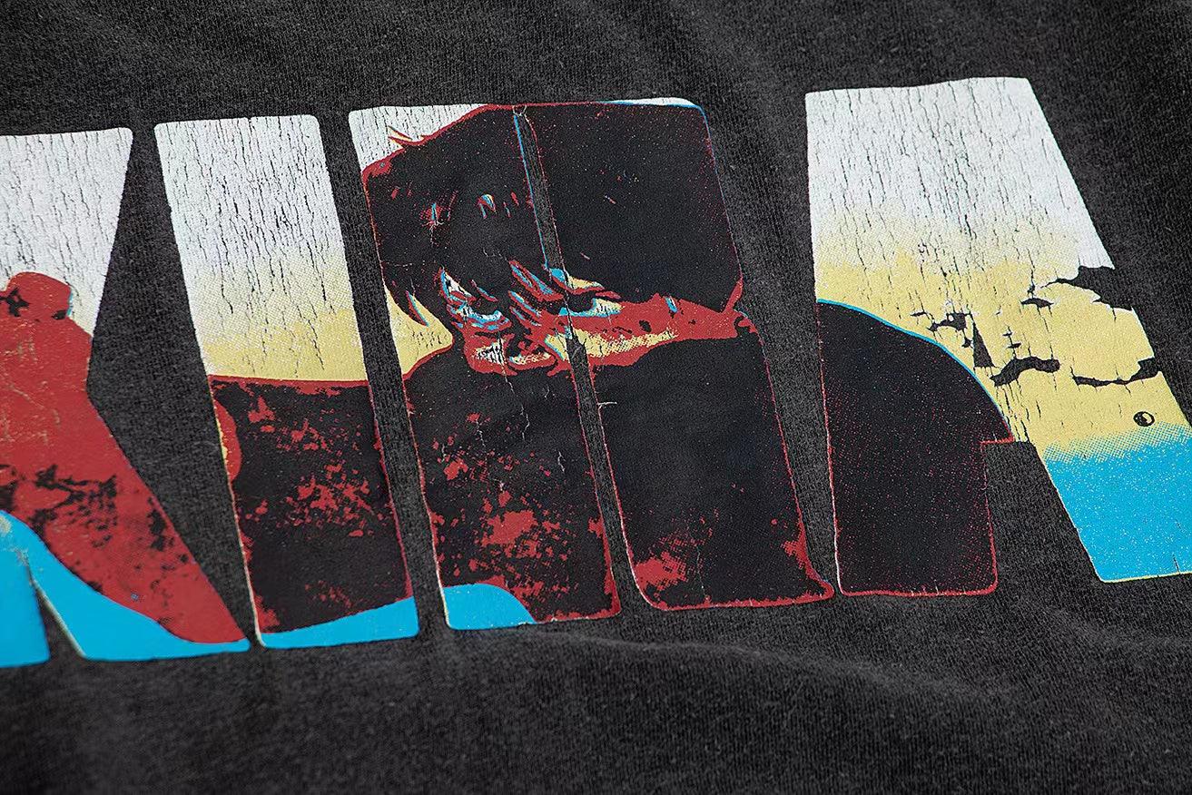 Vintage Washed "Kaneda" Oversized Tee