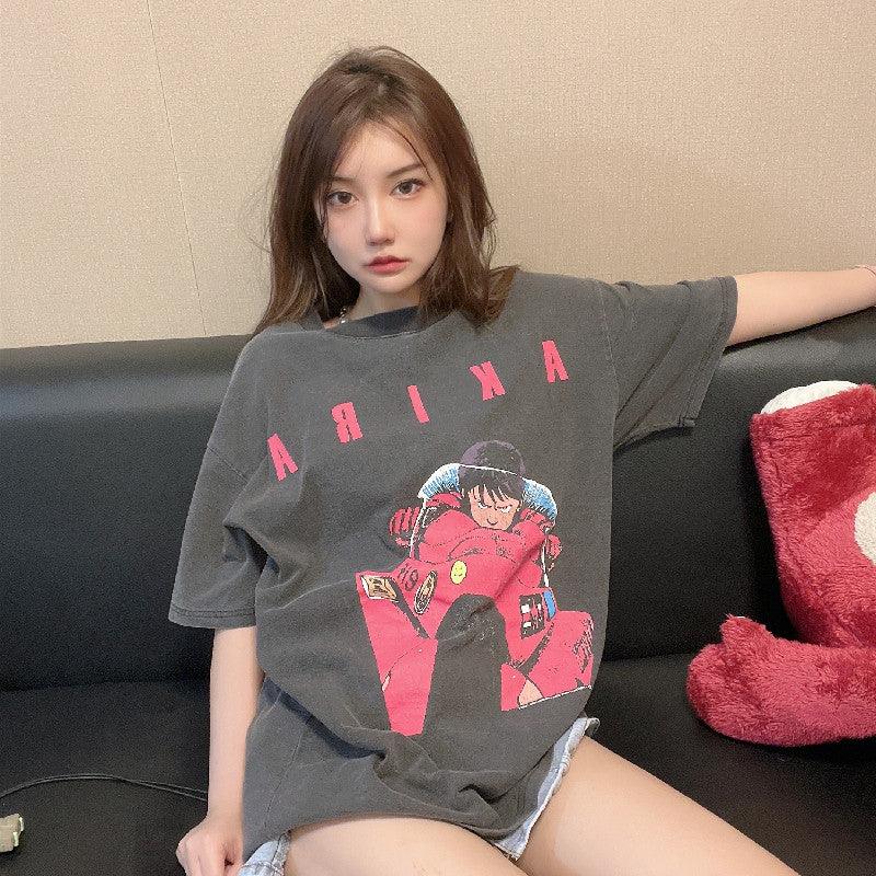 Vintage Washed "Kaneda" Oversized Tee