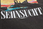 Vintage Washed "Asuka Sehnsucht" Oversized Tee