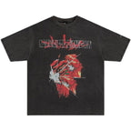 Vintage Washed "Asuka Sehnsucht" Oversized Tee