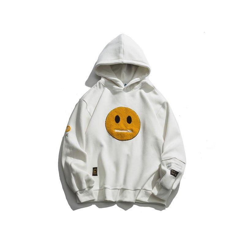 Smiley Patch Hoodie