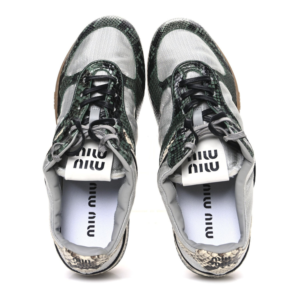 Nylon Technical Ayers Pitone Gymnasium Sneakers 39 Nube Abete